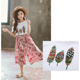 Summer Clothes Sets Baby Girl Short Sleeve Shirt Top+Shorts Suits