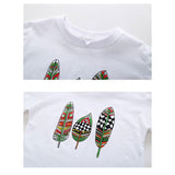 Summer Clothes Sets Baby Girl Short Sleeve Shirt Top+Shorts Suits