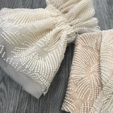 Women Off Shoulder Embroidery Ruffles Flare Sleeve Sexy Short Tops