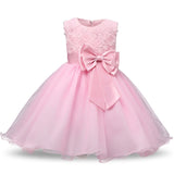 Girls Elegant Princess Party Dress Wedding Gown Vestido Wear