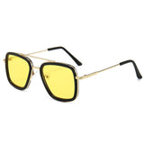Lentes Tony Stark Kids Sunglasses Alloy Glasses Iron Man Sun Glasses