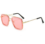 Lentes Tony Stark Kids Sunglasses Alloy Glasses Iron Man Sun Glasses