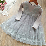 Girl Clothes Kids Dresses For Girls Lace Flower Party Dress