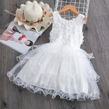 Girl Clothes Kids Dresses For Girls Lace Flower Party Dress