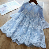 Girl Clothes Kids Dresses For Girls Lace Flower Party Dress