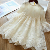 Girl Clothes Kids Dresses For Girls Lace Flower Party Dress