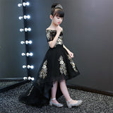 Tulle Princess Off The Shoulder Flower Boat Neck Party Communion Gowns