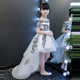 Tulle Princess Off The Shoulder Flower Boat Neck Party Communion Gowns