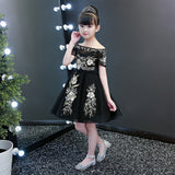 Tulle Princess Off The Shoulder Flower Boat Neck Party Communion Gowns