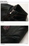 COMLION Faux Leather High Quality Classic Motorcycle Jacket