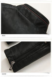 COMLION Faux Leather High Quality Classic Motorcycle Jacket
