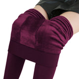 SALSPOR Solid Color Women Velet Trousers pants