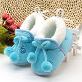 Winter Newborn Baby Girls Boots First Walkers Soft Soled Infan Shoes