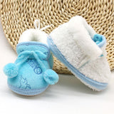Winter Newborn Baby Girls Boots First Walkers Soft Soled Infan Shoes
