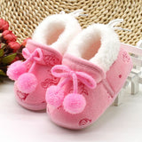 Winter Newborn Baby Girls Boots First Walkers Soft Soled Infan Shoes