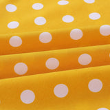 Lossky Polka Dot Print Casual Long Sleeve Mini Dress