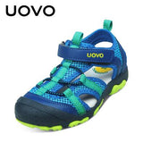 UOVO Summer Boys Sandals Children Sandals Closed Toe Sandals