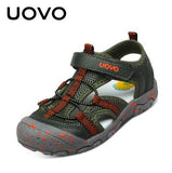 UOVO Summer Boys Sandals Children Sandals Closed Toe Sandals