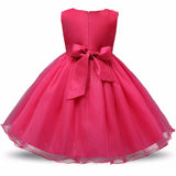 Princess Flower Dress Summer Tutu Party Kids Prom Designs
