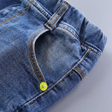summer children's clothes boys shorts casual curling denim