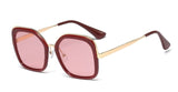 Polygon Personality Retro Sunglasses Fashion Shades UV400