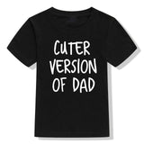 Summer Cuter Version of Dad Letters Printed Toddler Funny T-shirt