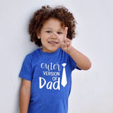 Summer Cuter Version of Dad Letters Printed Toddler Funny T-shirt