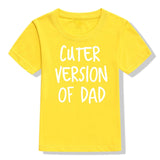 Summer Cuter Version of Dad Letters Printed Toddler Funny T-shirt