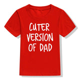 Summer Cuter Version of Dad Letters Printed Toddler Funny T-shirt