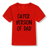 Summer Cuter Version of Dad Letters Printed Toddler Funny T-shirt