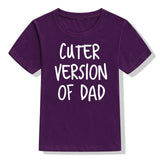 Summer Cuter Version of Dad Letters Printed Toddler Funny T-shirt