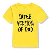 Summer Cuter Version of Dad Letters Printed Toddler Funny T-shirt