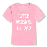 Summer Cuter Version of Dad Letters Printed Toddler Funny T-shirt
