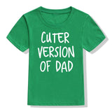 Summer Cuter Version of Dad Letters Printed Toddler Funny T-shirt