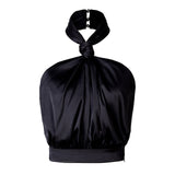 AEL Sexy Halter Neck Crop Women Sleeveless Backless Short Tops