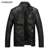COMLION Faux Leather High Quality Classic Motorcycle Jacket