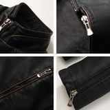 COMLION Faux Leather High Quality Classic Motorcycle Jacket