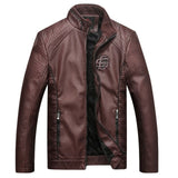 COMLION Faux Leather High Quality Classic Motorcycle Jacket