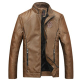 COMLION Faux Leather High Quality Classic Motorcycle Jacket