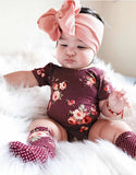 Adjustable Big Bow Headwrap Baby Headband Top Knot Headbands