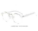 Fashion Transparent round glasses clear frame Women Spectacle myopia glasses