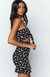 Nadafair Bodycon Club Hollow Out Ruched Backless Bandage Sexy Dresses
