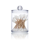 Transparent Makeup Storage Box Cotton Swab Cotton Pad Organizer Brush Plastic Box