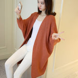 Long Cardigan Women Autumn Bat Sleeve Knitted Plus size Sweater
