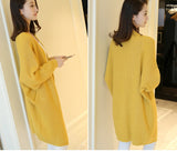 Long Cardigan Women Autumn Bat Sleeve Knitted Plus size Sweater