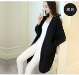 Long Cardigan Women Autumn Bat Sleeve Knitted Plus size Sweater