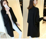 Long Cardigan Women Autumn Bat Sleeve Knitted Plus size Sweater