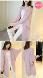 Long Cardigan Women Autumn Bat Sleeve Knitted Plus size Sweater