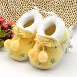 Winter Newborn Baby Girls Boots First Walkers Soft Soled Infan Shoes