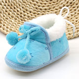 Winter Newborn Baby Girls Boots First Walkers Soft Soled Infan Shoes